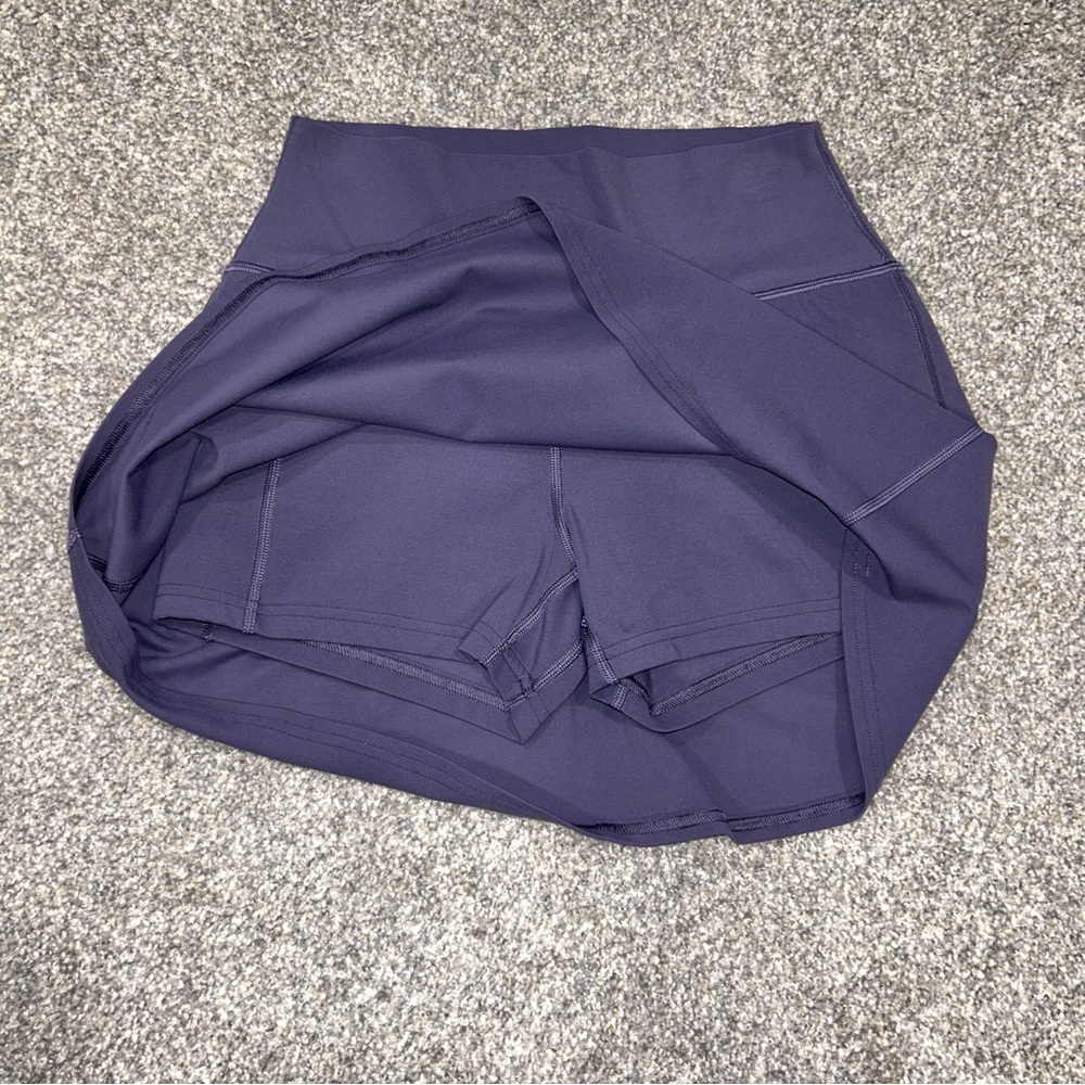 lululemon Align High-Rise Skirt Nightfall Purple 3” Inseam Skort Sz 8 NWOT - Picture 3 of 6